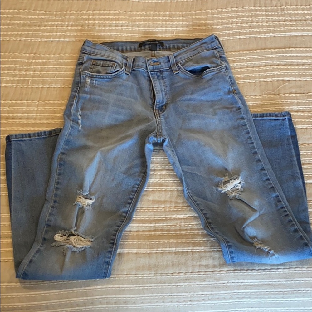 Flying Monkey distressed skinny jeans